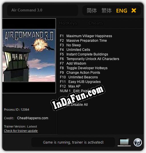Trainer for Air Command 3.0 [v1.0.6]