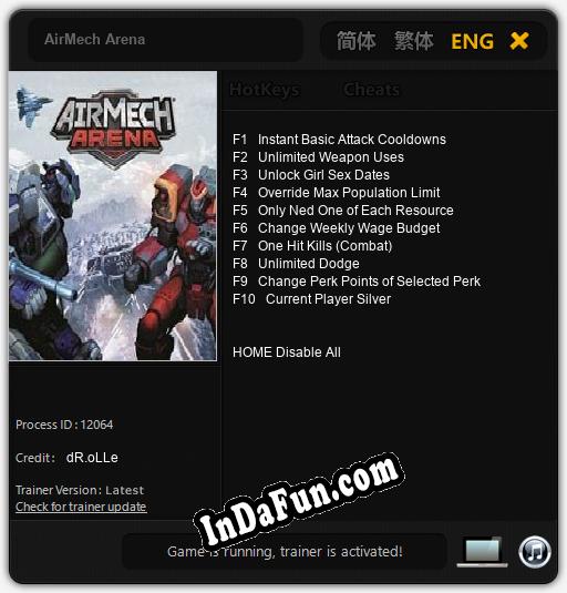 AirMech Arena: Trainer +10 [v1.9]