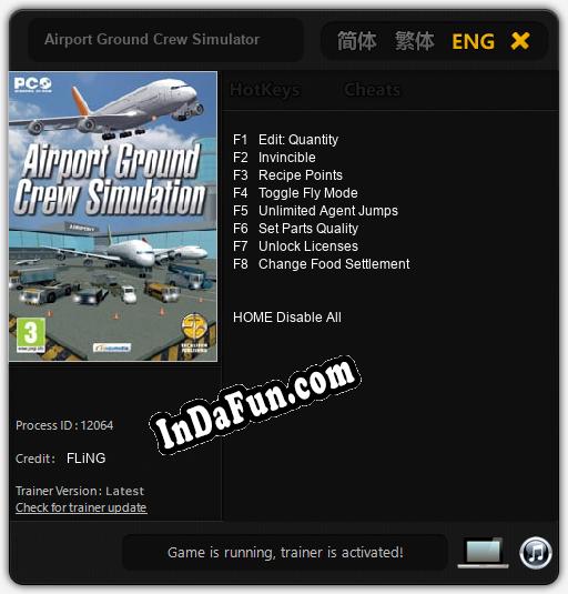 Airport Ground Crew Simulator: Cheats, Trainer +8 [FLiNG]
