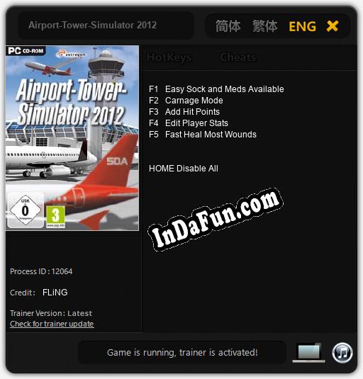 Airport-Tower-Simulator 2012: Trainer +5 [v1.7]