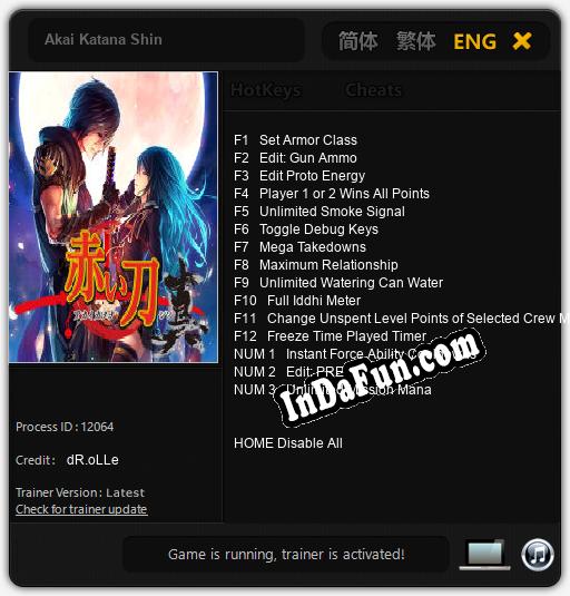 Trainer for Akai Katana Shin [v1.0.2]