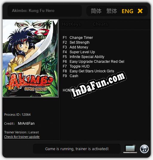 Akimbo: Kung Fu Hero: TRAINER AND CHEATS (V1.0.39)