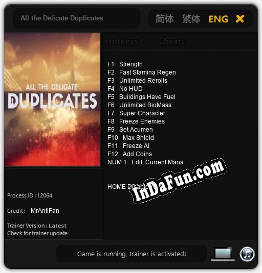 All the Delicate Duplicates: Cheats, Trainer +13 [MrAntiFan]