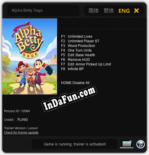 Alpha Betty Saga: TRAINER AND CHEATS (V1.0.37)