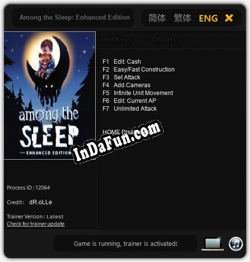 Among the Sleep: Enhanced Edition: Trainer +7 [v1.2]