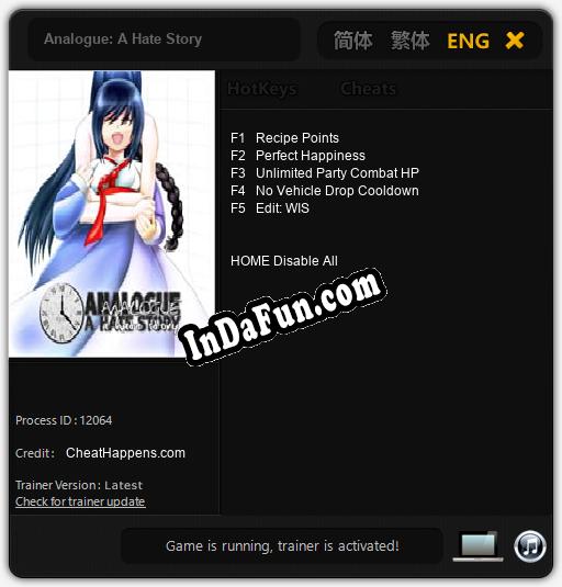 Analogue: A Hate Story: TRAINER AND CHEATS (V1.0.7)