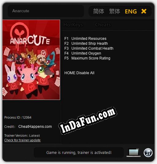 Anarcute: Trainer +5 [v1.4]