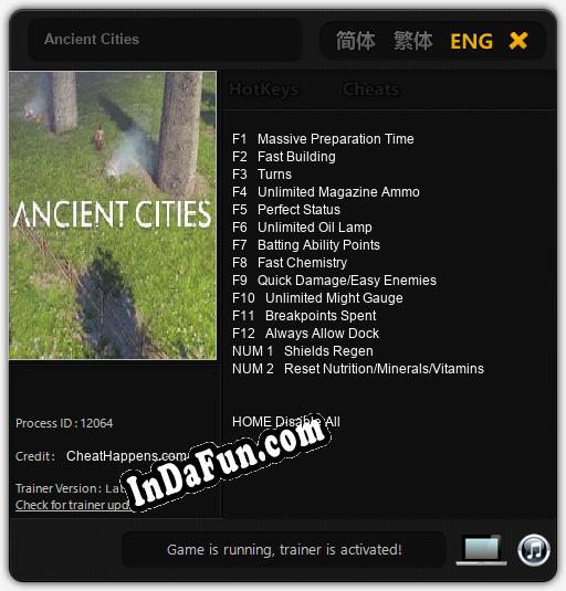 Ancient Cities: Cheats, Trainer +14 [CheatHappens.com]