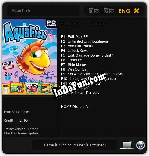 Aqua Fish: TRAINER AND CHEATS (V1.0.71)