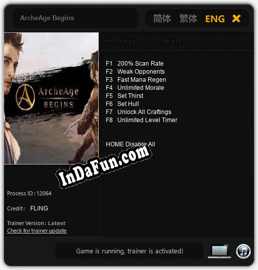 ArcheAge Begins: TRAINER AND CHEATS (V1.0.46)