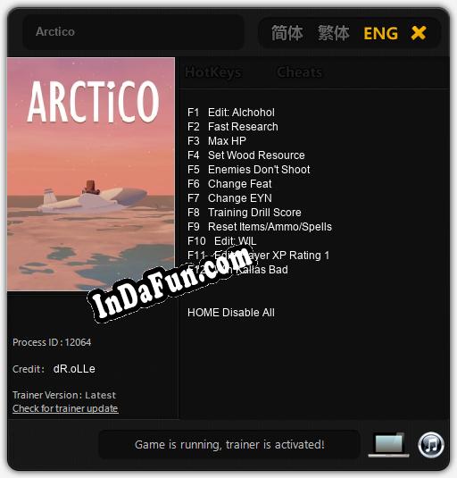 Trainer for Arctico [v1.0.7]