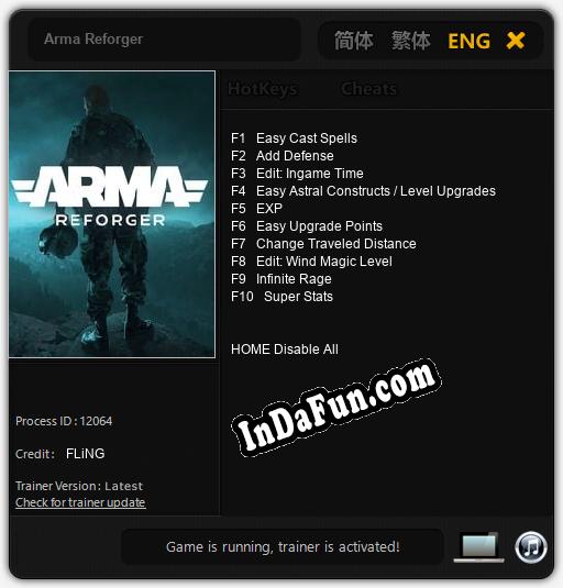 Arma Reforger: TRAINER AND CHEATS (V1.0.66)