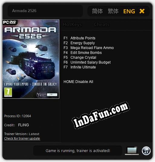 Armada 2526: TRAINER AND CHEATS (V1.0.4)