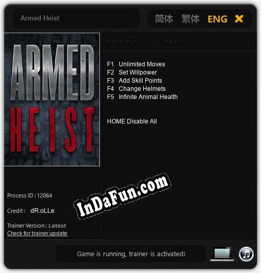 Armed Heist: Trainer +5 [v1.2]