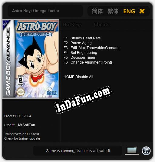 Astro Boy: Omega Factor: Cheats, Trainer +6 [MrAntiFan]