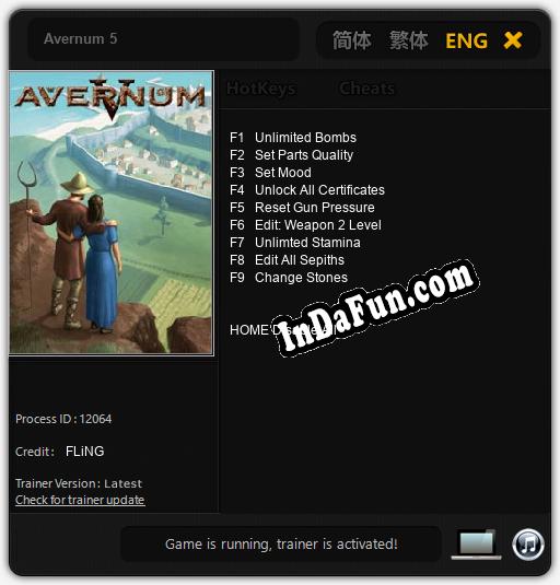 Avernum 5: Trainer +9 [v1.8]