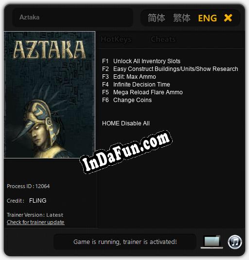 Aztaka: Cheats, Trainer +6 [FLiNG]