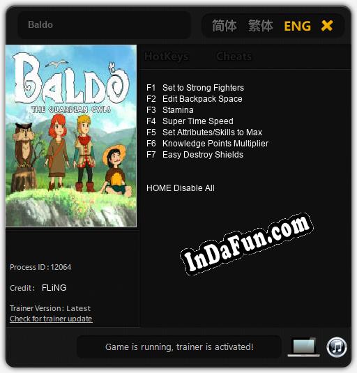 Baldo: Cheats, Trainer +7 [FLiNG]