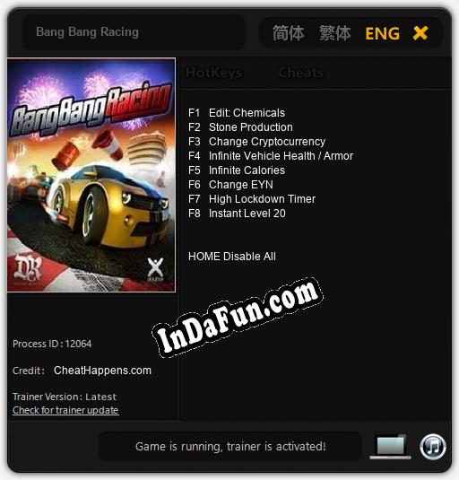 Trainer for Bang Bang Racing [v1.0.7]