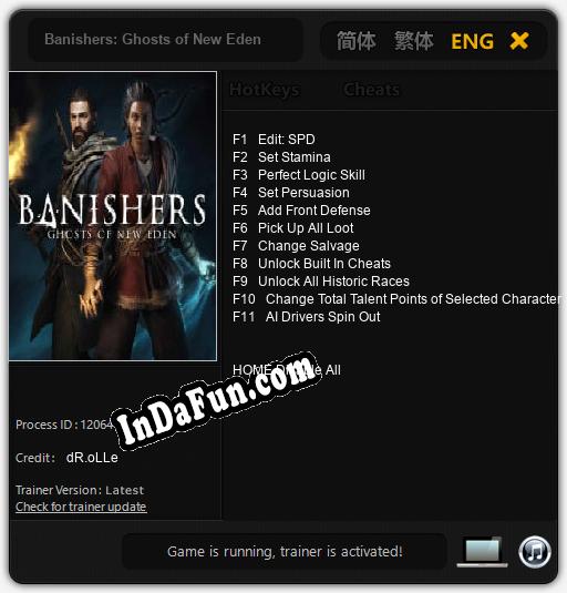 Banishers: Ghosts of New Eden: Cheats, Trainer +11 [dR.oLLe]