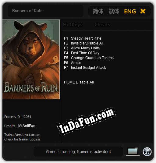 Banners of Ruin: Cheats, Trainer +7 [MrAntiFan]