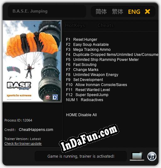 B.A.S.E. Jumping: Cheats, Trainer +13 [CheatHappens.com]