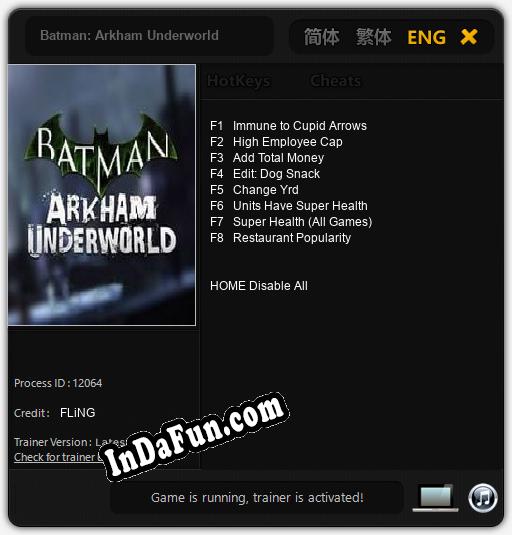 Batman: Arkham Underworld: TRAINER AND CHEATS (V1.0.44)