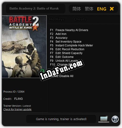 Battle Academy 2: Battle of Kursk: Cheats, Trainer +10 [FLiNG]
