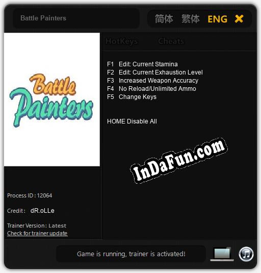 Battle Painters: Trainer +5 [v1.4]