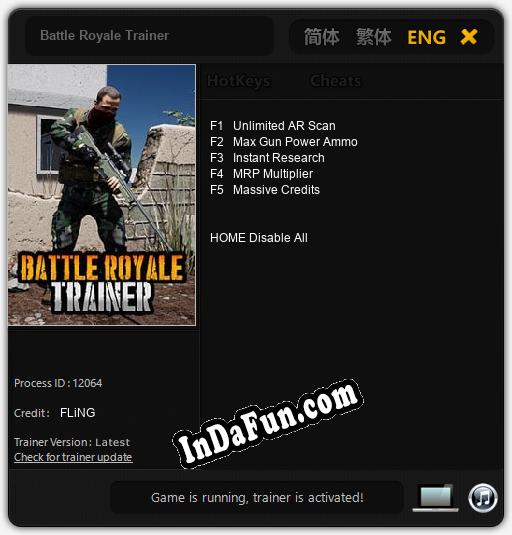 Battle Royale Trainer: Cheats, Trainer +5 [FLiNG]