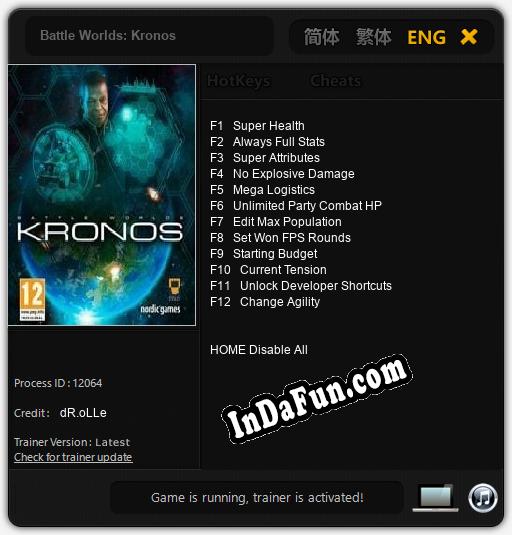 Battle Worlds: Kronos: TRAINER AND CHEATS (V1.0.69)