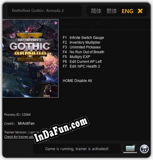 Battlefleet Gothic: Armada 2: TRAINER AND CHEATS (V1.0.81)