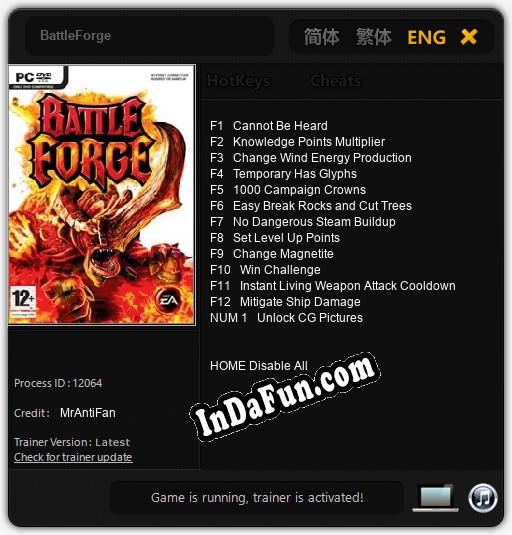 BattleForge: Trainer +13 [v1.1]