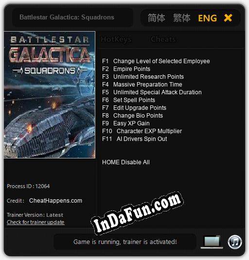 Battlestar Galactica: Squadrons: Cheats, Trainer +11 [CheatHappens.com]