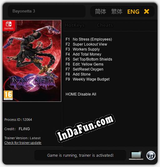 Bayonetta 3: Cheats, Trainer +9 [FLiNG]