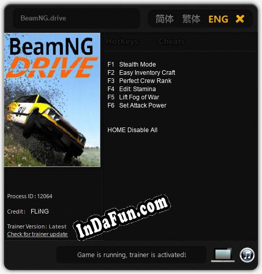 BeamNG.drive: Trainer +6 [v1.2]