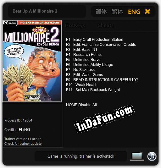 Beat Up A Millionaire 2: Trainer +11 [v1.4]