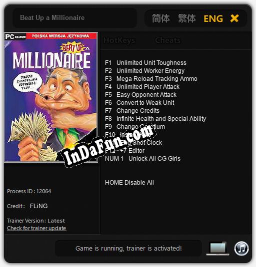 Beat Up a Millionaire: Trainer +13 [v1.4]