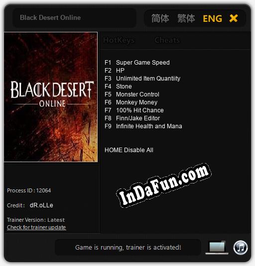 Black Desert Online: TRAINER AND CHEATS (V1.0.87)