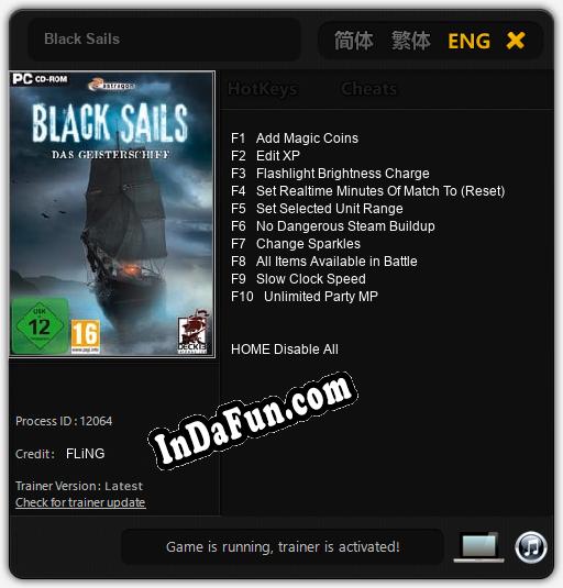 Trainer for Black Sails [v1.0.6]