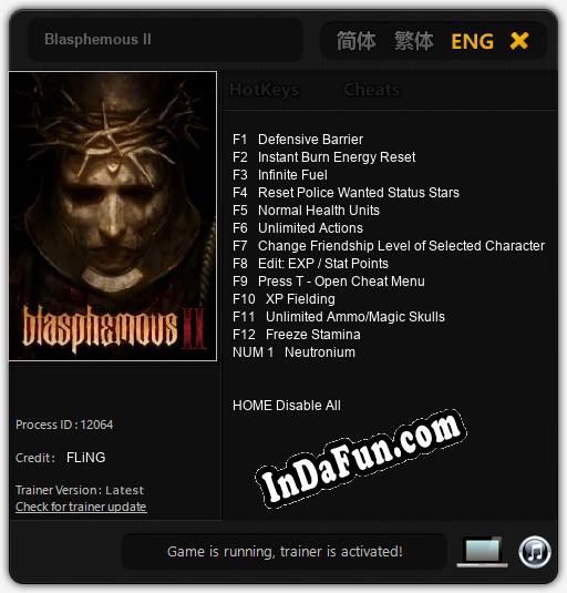 Blasphemous II: Cheats, Trainer +13 [FLiNG]