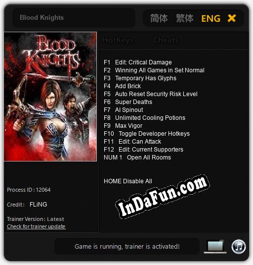 Blood Knights: TRAINER AND CHEATS (V1.0.80)