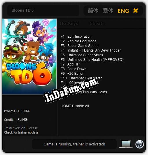 Bloons TD 6: Cheats, Trainer +13 [FLiNG]