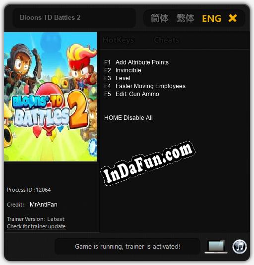 Trainer for Bloons TD Battles 2 [v1.0.6]