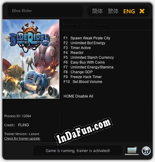 Blue Rider: Trainer +10 [v1.7]