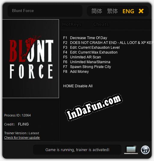 Trainer for Blunt Force [v1.0.5]