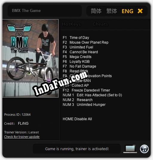 BMX The Game: Cheats, Trainer +15 [FLiNG]