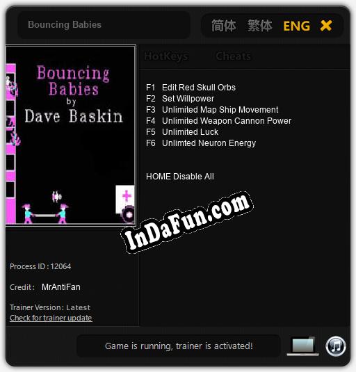 Bouncing Babies: TRAINER AND CHEATS (V1.0.57)