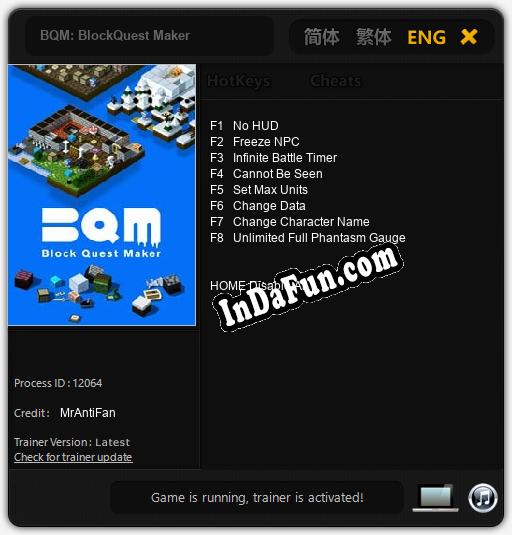 BQM: BlockQuest Maker: TRAINER AND CHEATS (V1.0.12)