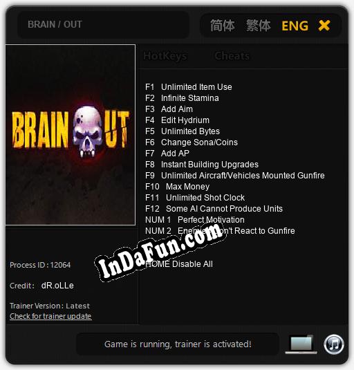 Trainer for BRAIN / OUT [v1.0.3]